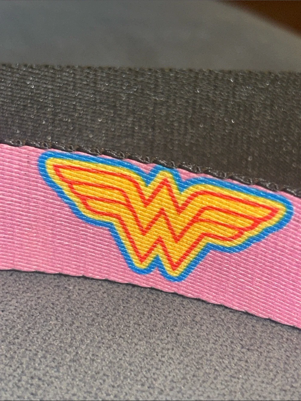 Pink Wonder Emblem Stretch Belt with Decorative Buckle